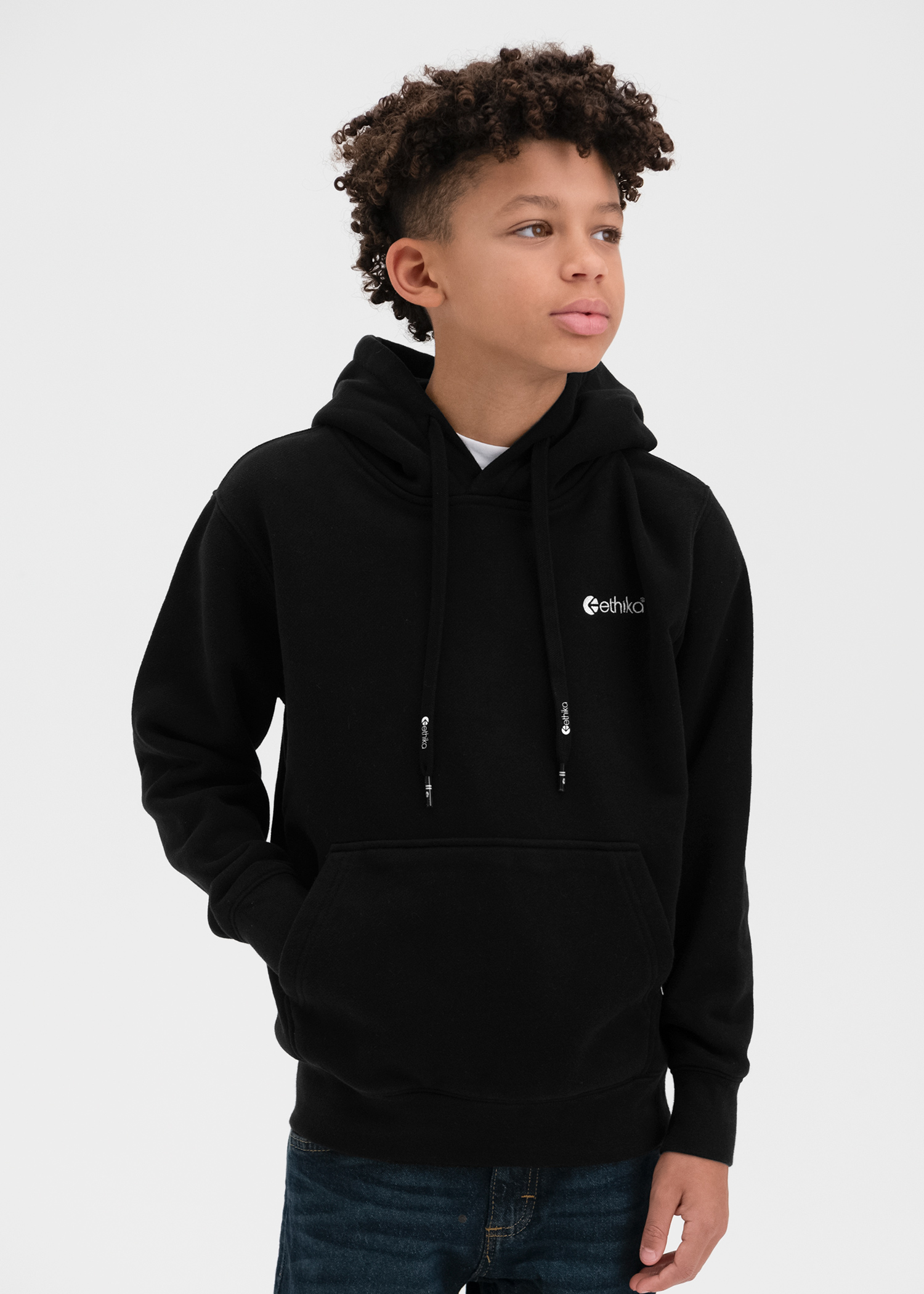 KIDS HOODIE Logo - Black | Ethika