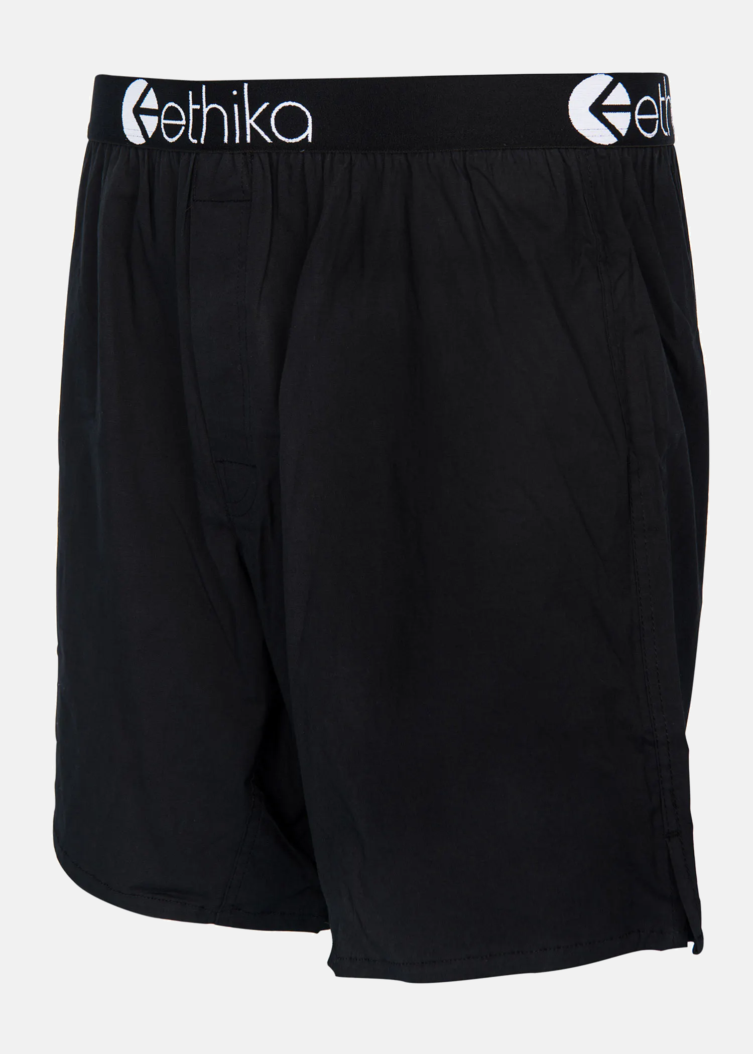 Ethika men's boxer in Midnight Black
