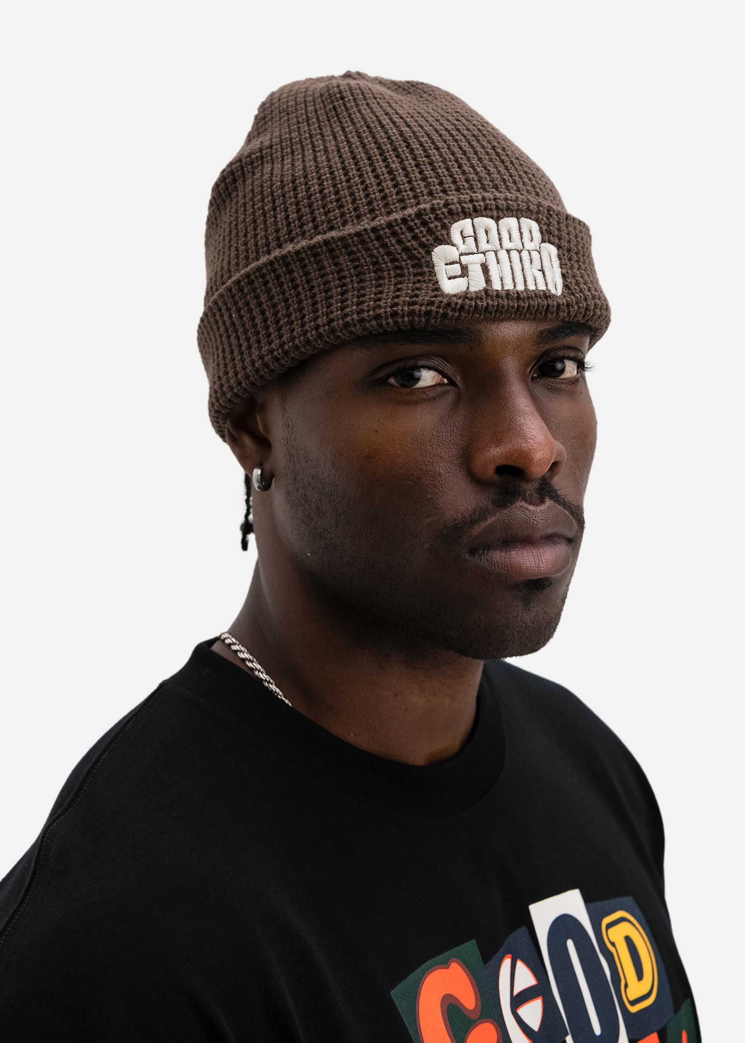 RAW EDGE BEANIE Flo Red | Ethika