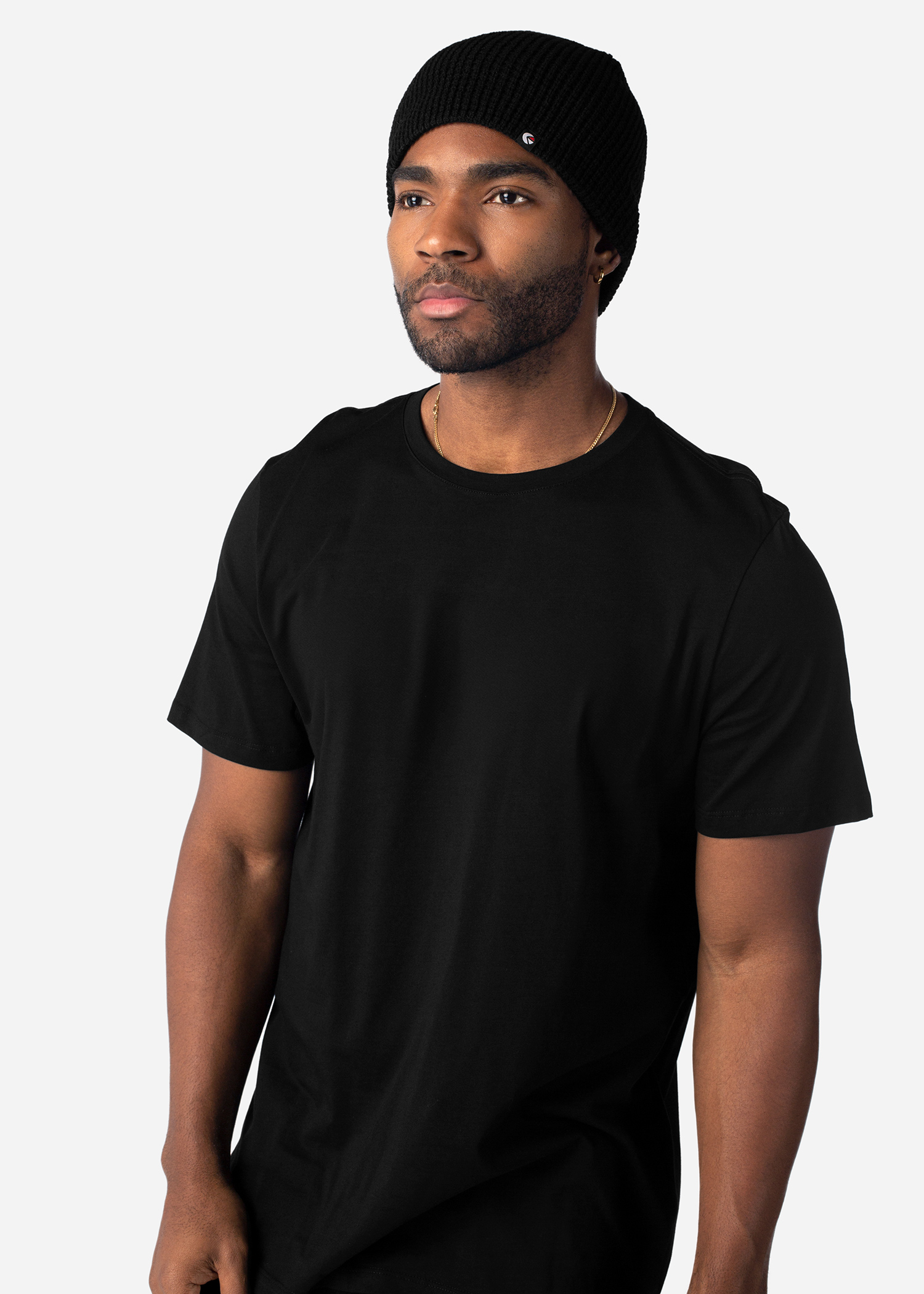Ethika Cuffed Knit Beanie OS HATHAWAY BEANIE Black | Ethika main image 2