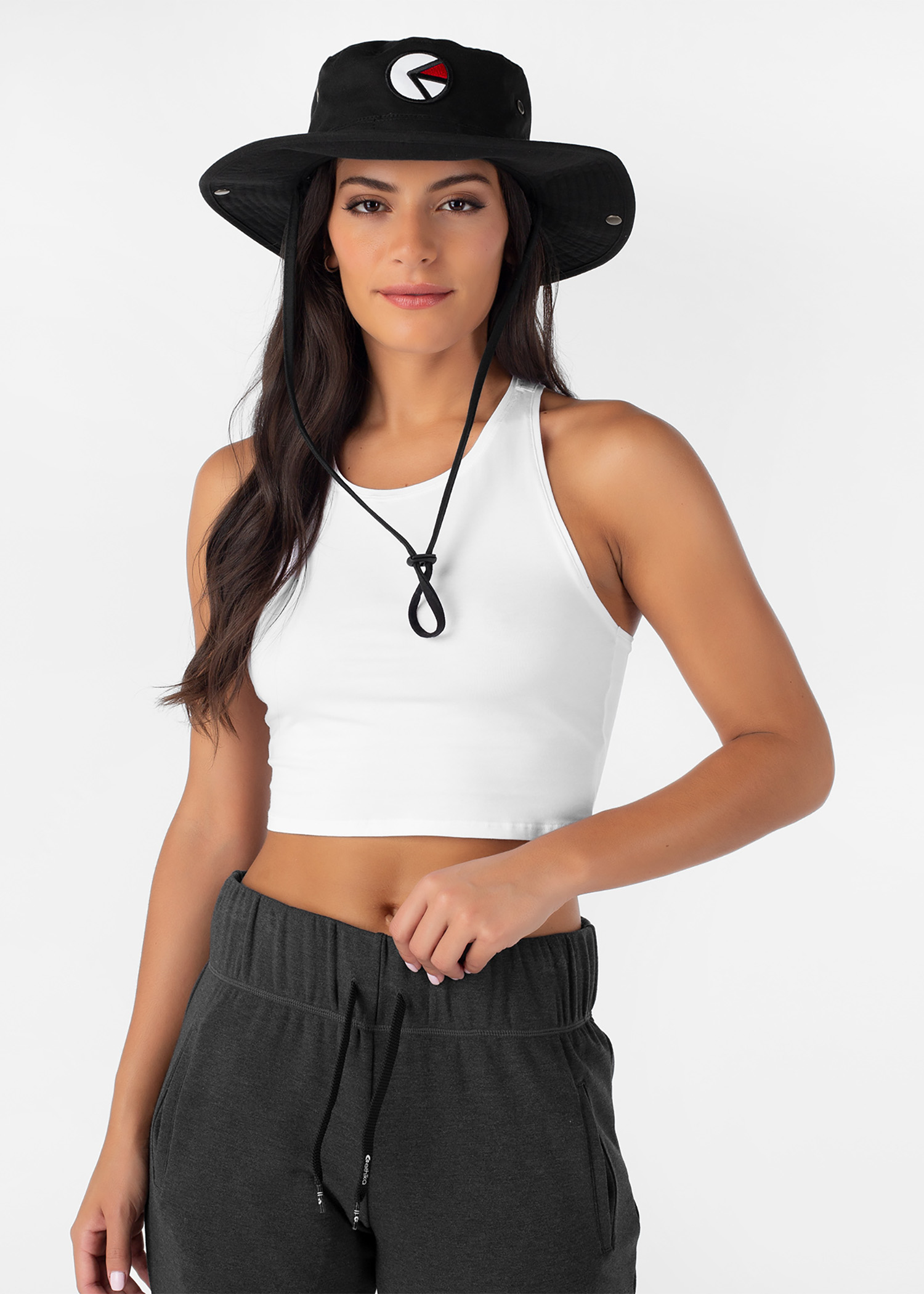 NWT Ethika Women\'s Black Wide Brim Adjustable Strap Boonie Hat One Size Ethika Black Boonie Hat – Adjustable Outdoor | Mercari main image 4