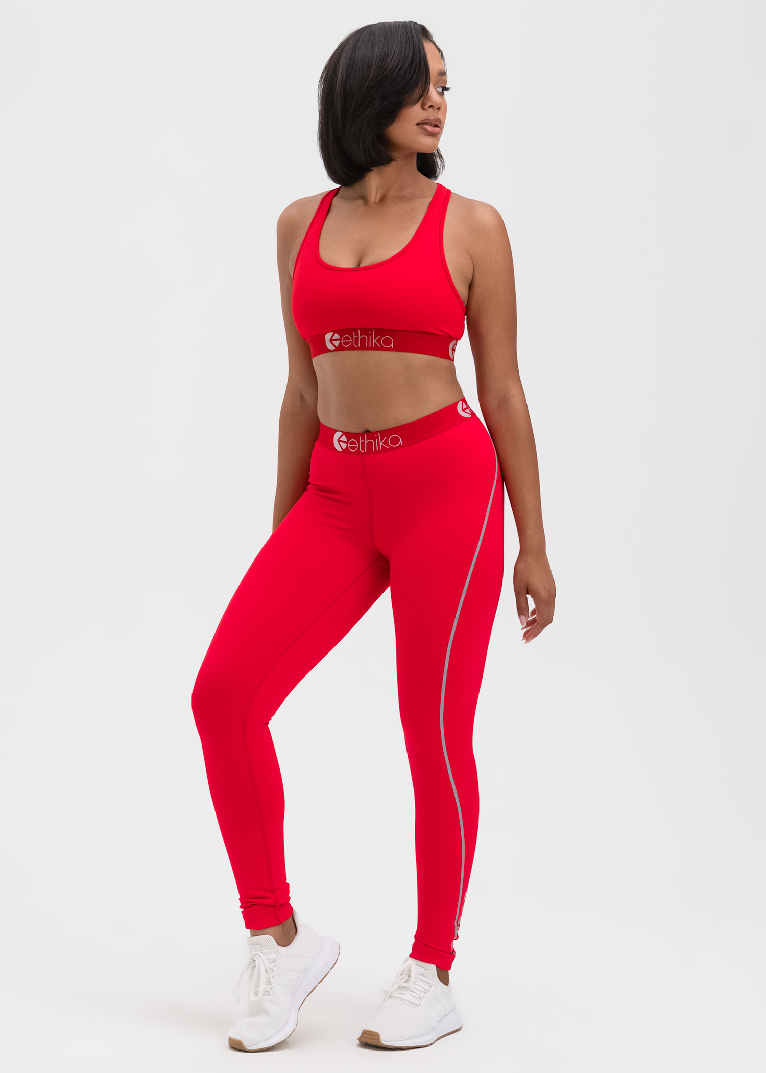 WOMENS FULL TIGHT SubZero Performance - Neon Red | Ethika