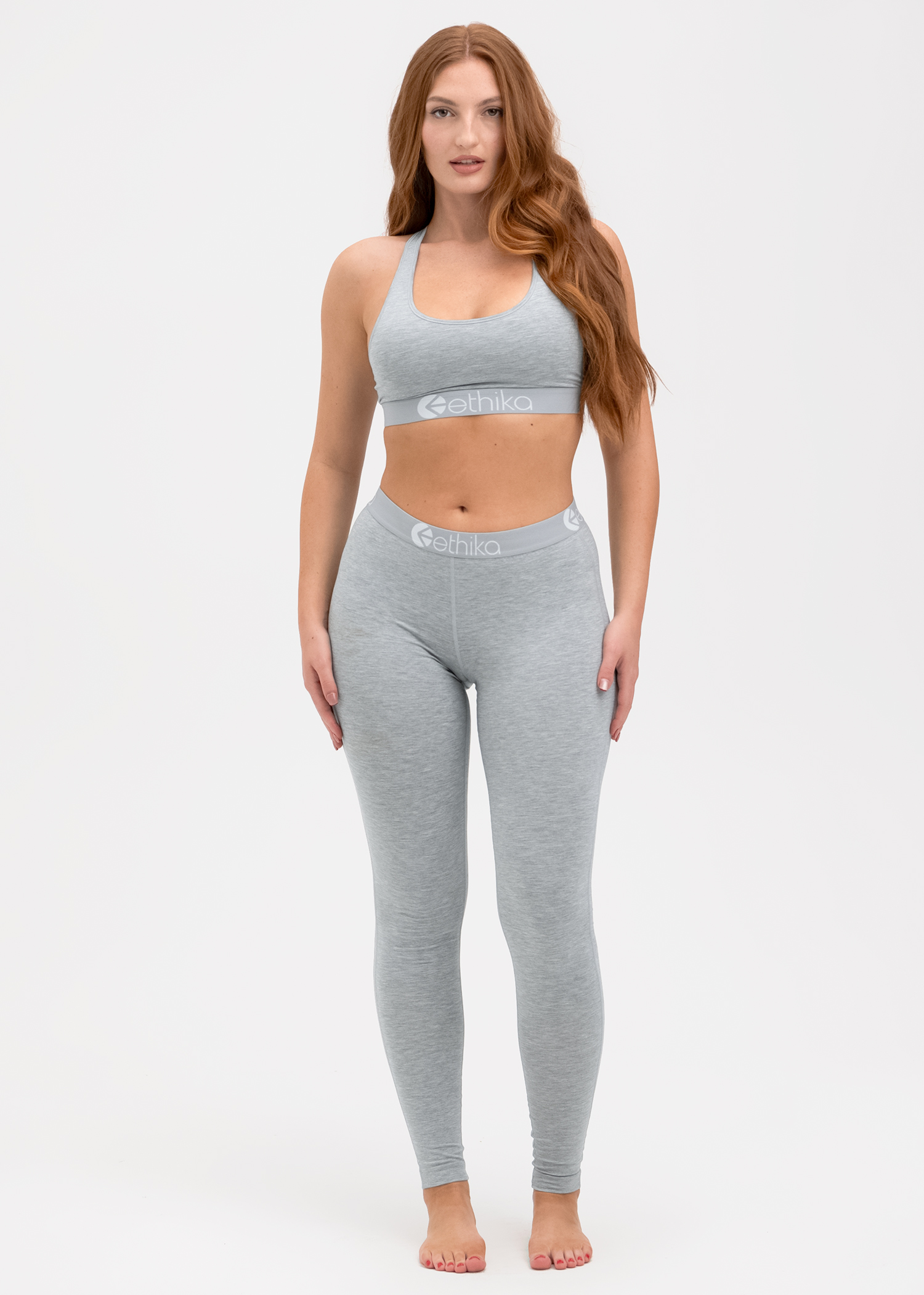 WOMENS LEGGINGS Modal - Light Heather | Ethika